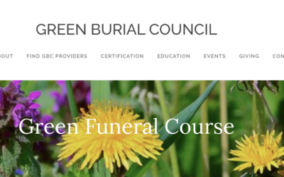 Relaunching the Green Burial Council’s “Certificate of Proficiency in Green Funeral Services”